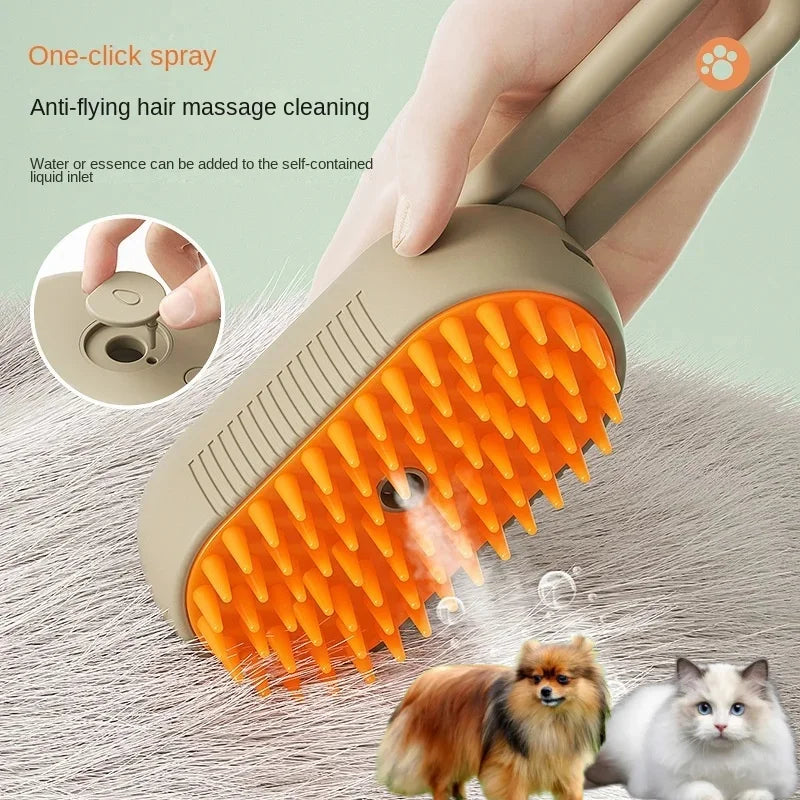 Brosse à Vapeur Électrique pour Chien et Chat